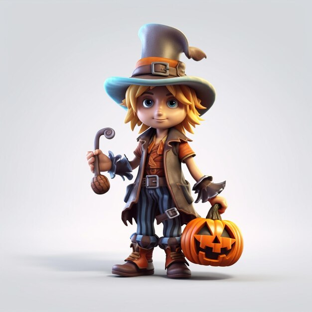 Personagem de Halloween 3D