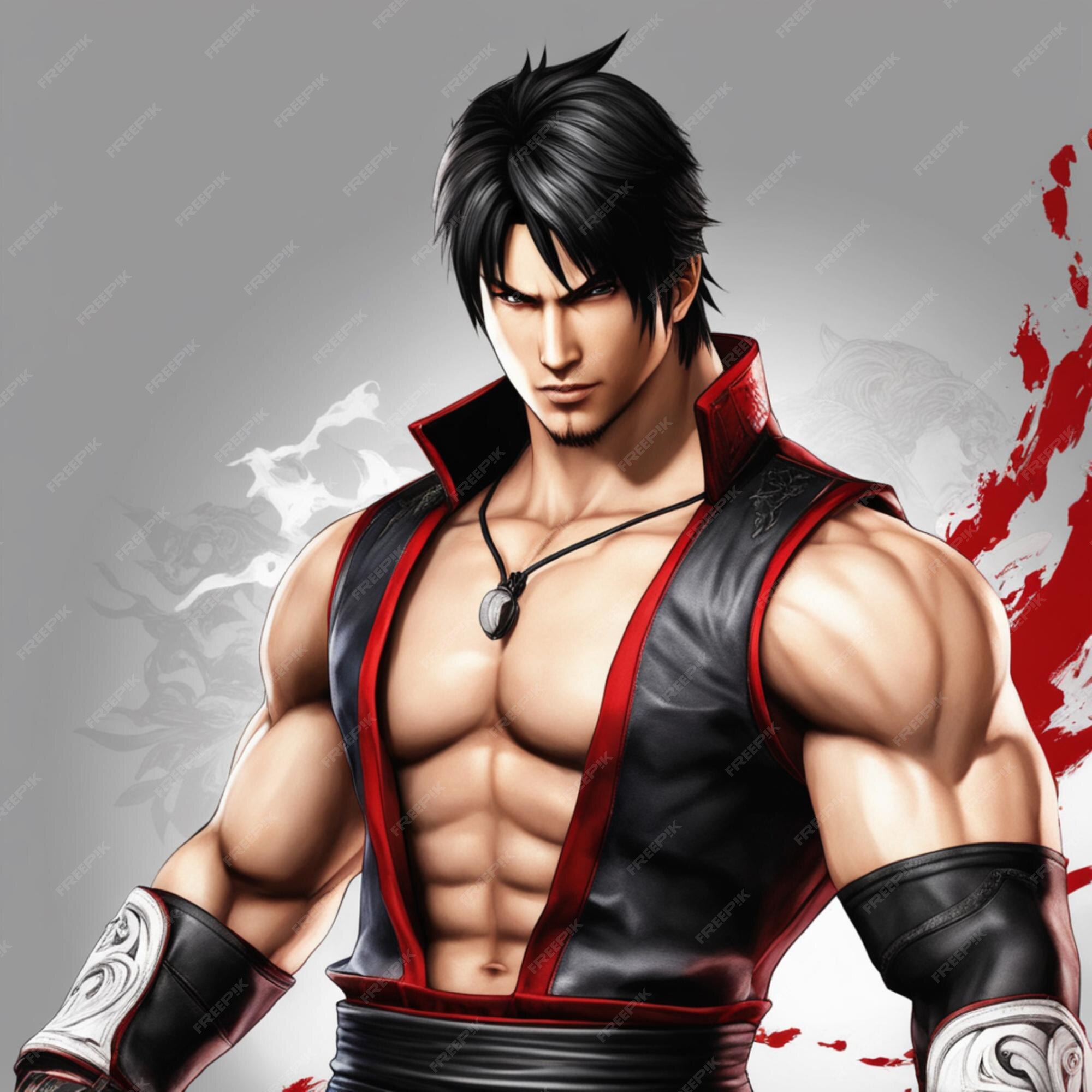 Personagem de luta masculino tekken 3