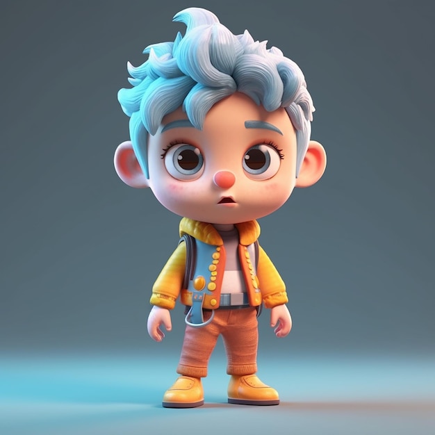 personagem de menino avatar 3d