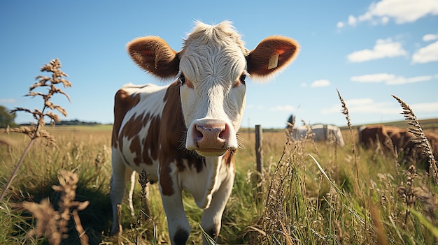 personagem de vaca bonito