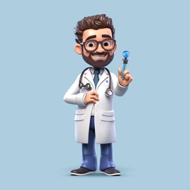 personagem do desenho animado médico