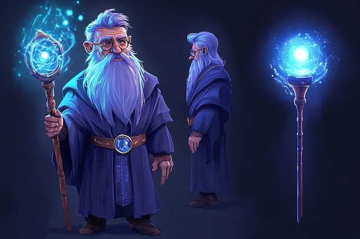 Foto personagem mágico de fantasia