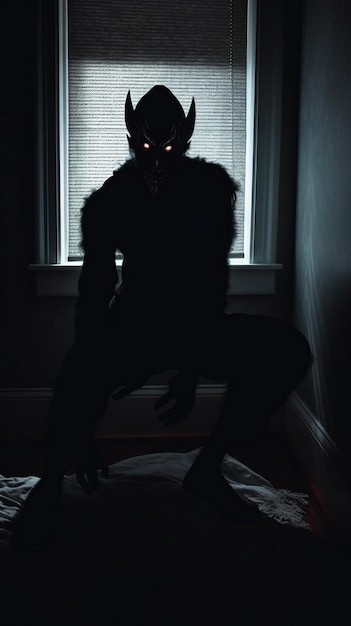 personagem monstro escuro