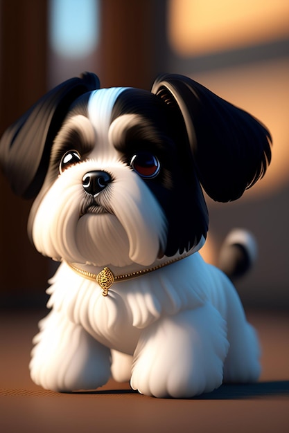 Personaje de cachorro pequeño