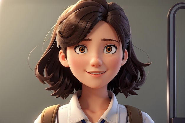 Un personaje de colegiala.