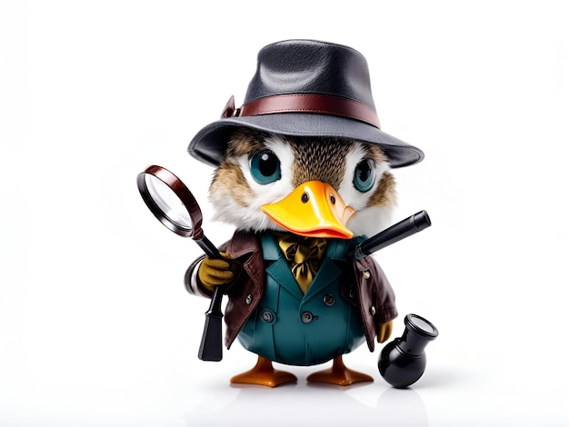 El personaje del Detective Pato