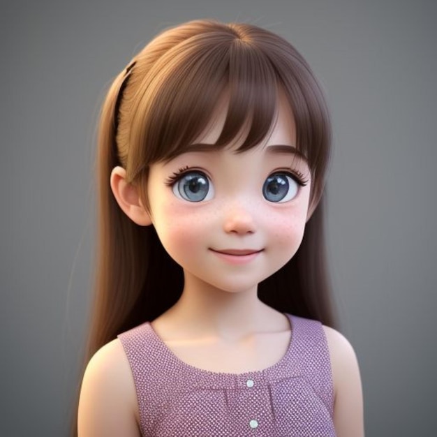 Personaje de dibujos animados en 3D