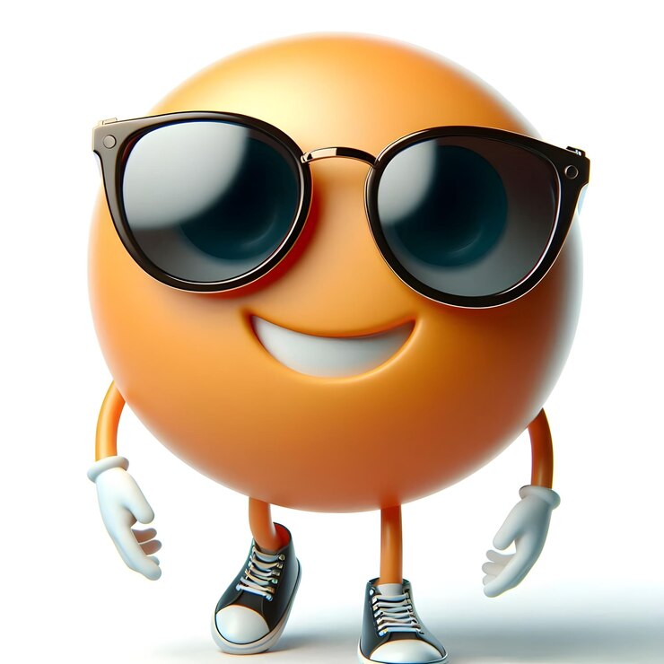 un personaje de dibujos animados con anteojos de sol y un par de gafas de sol