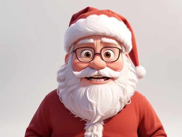 Personaje de dibujos animados de papá noel