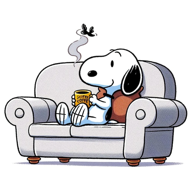 personaje de dibujos animados Snoopy