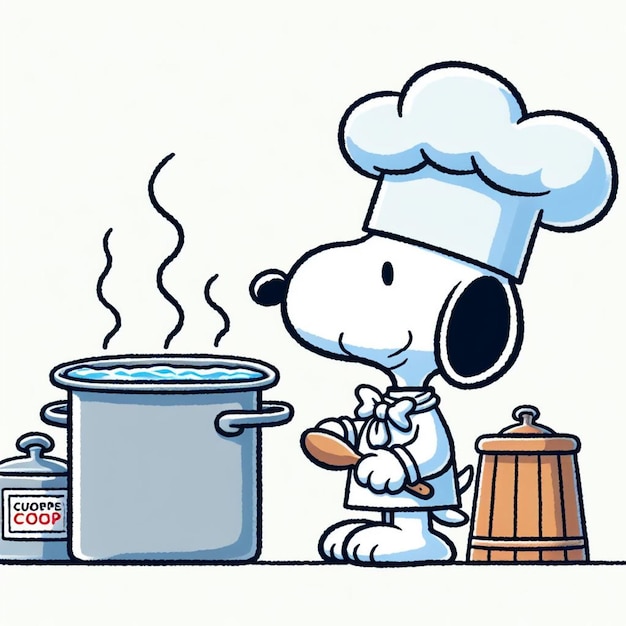 Foto personaje de dibujos animados snoopy