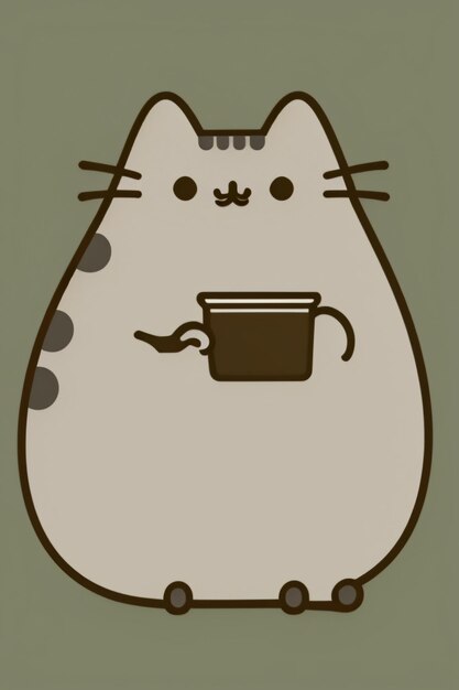 El personaje de dibujos animados Totoro Stick Figure Icon Cute Kawaii Style Wallpaper Fondo