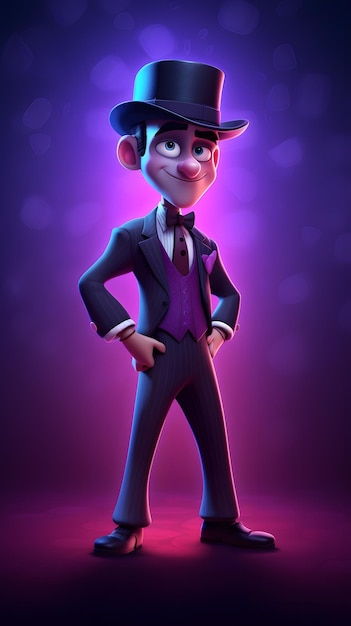 Un personaje del diseño de personajes del juego de mattel.