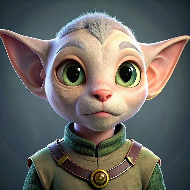 Foto personaje elfo gato