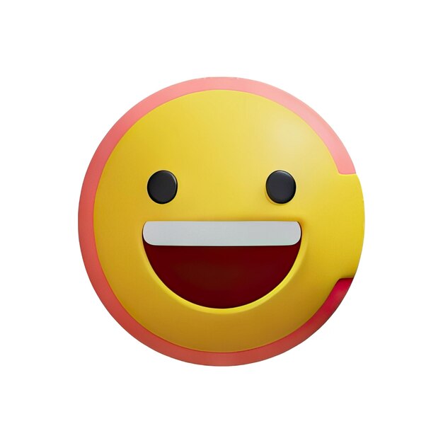 Foto un personaje feliz en 3d.