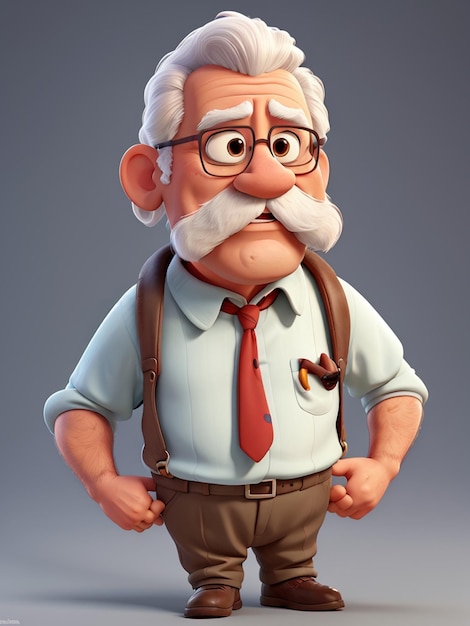 personaje de ilustración 3d