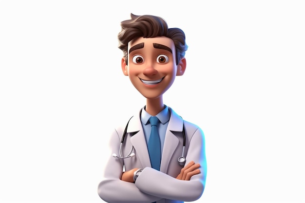 Un personaje de la película animada doctor que