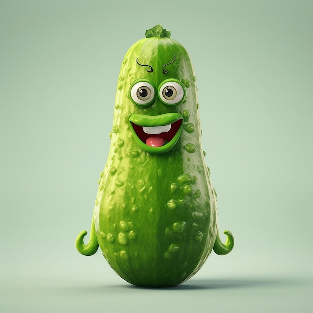 un personaje de pepino