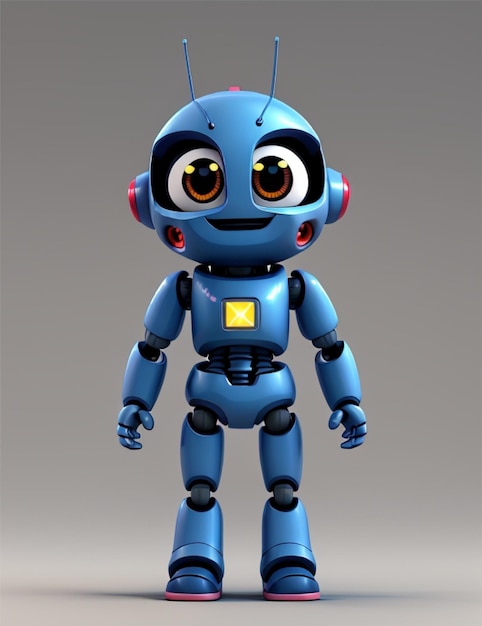 Personaje de robot en 3D