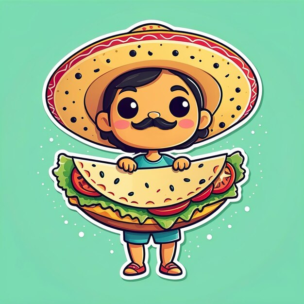 Foto un personaje con un sombrero