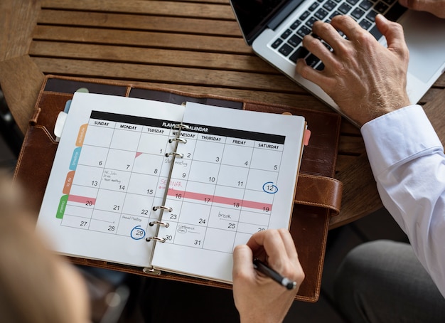 Personal Organizer Management Schedule-Planung