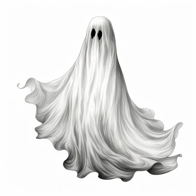 Personaliza el fantasma de Halloween dibujado a mano según tus necesidades