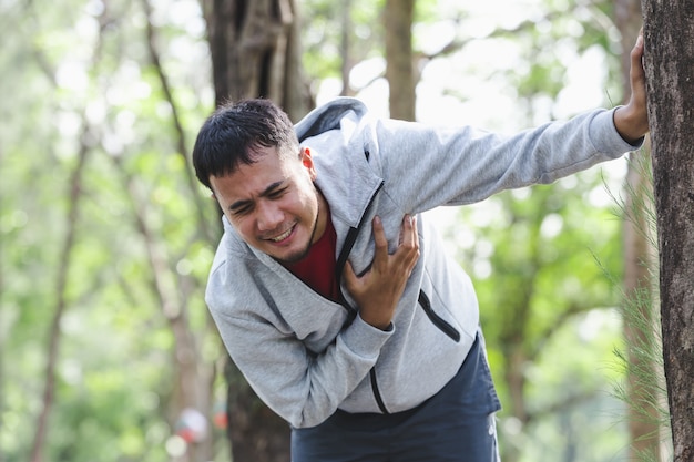 Las personas con un ataque al corazón