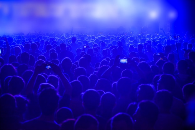 Foto personas en el concierto