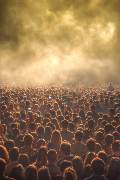 Personas en el concierto