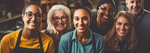 Personas de edad avanzada y voluntariosxA