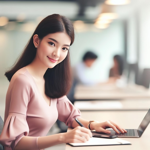 Personas de negocios trabajando juntas en la oficina