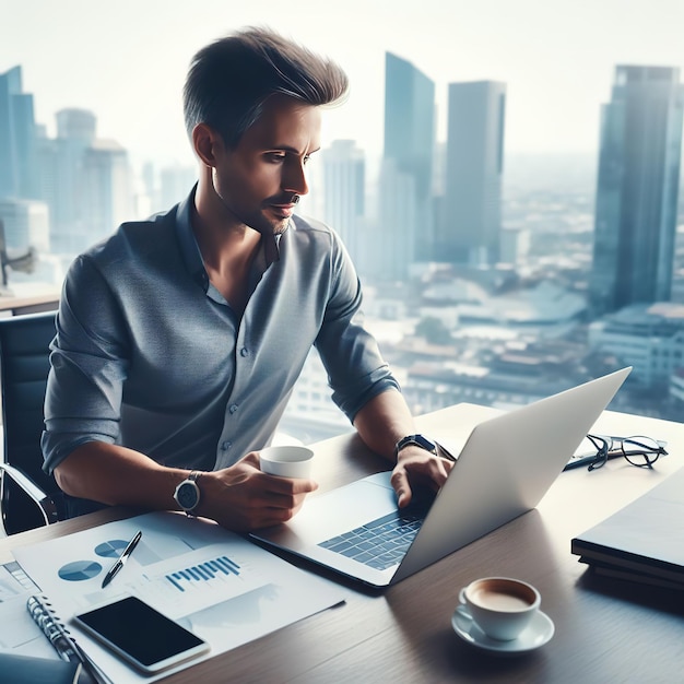 Personas de negocios trabajando juntas en la oficina