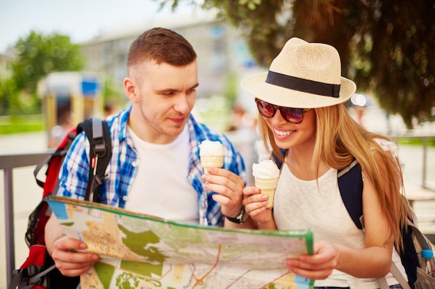 personas Trayecto urbano feliz pareja