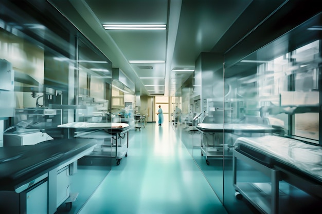 Personas vestidas con trajes de aislamiento blancos que realizan tareas en un entorno de laboratorio