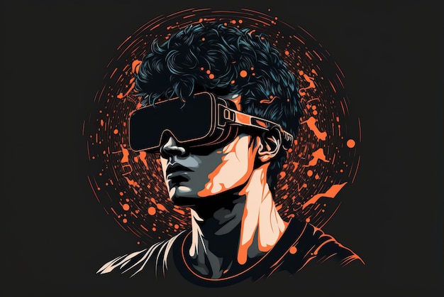 Personen mit einem VR-Headset