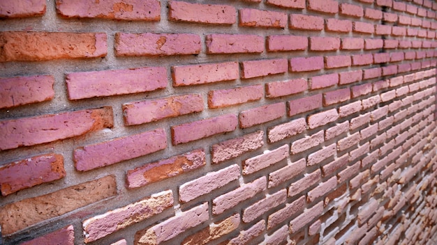 Perspectiva ladrillos y textura de la pared de cemento