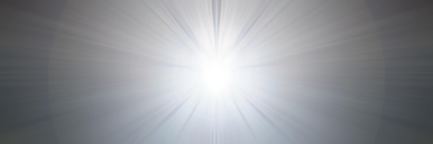 Foto perspectiva del punto central un destello de luz brillante