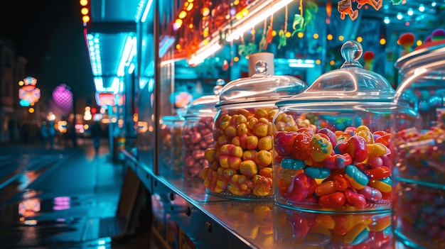 La perspectiva de la tienda de dulces