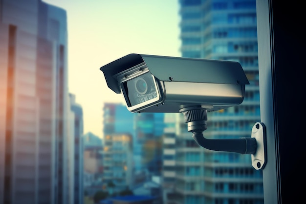 Perspectivas oscurecidas que abarcan los aspectos invisibles de la construcción de edificios a través de cámaras de CCTV borrosas