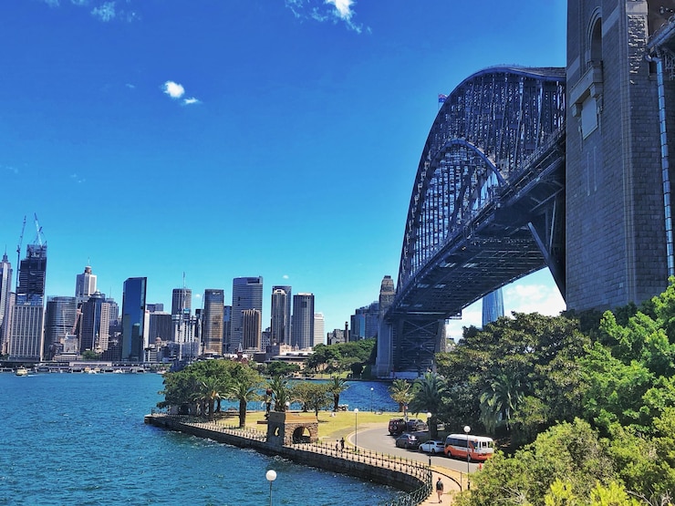 Foto perspektiven aus nord-sydney