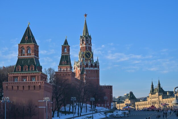 Perto do Kremlin de Moscou