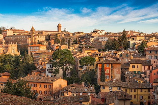 Perugia Itália Horizonte da Cidade Velha