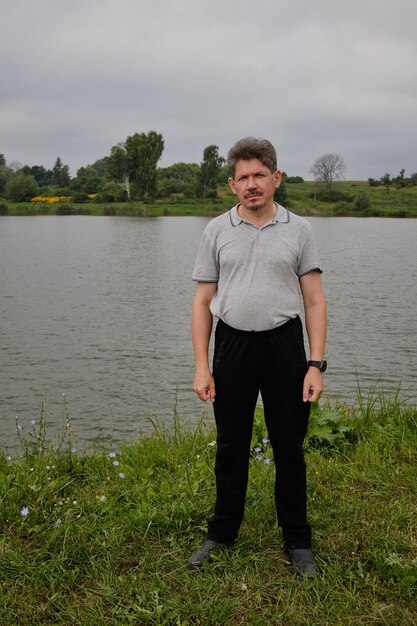 Pesca no lago. Foto antes de ir para casa. Centro Recreativo. agosto de 2021.