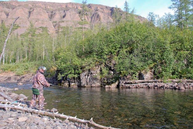 Pesca en el río Bucharama