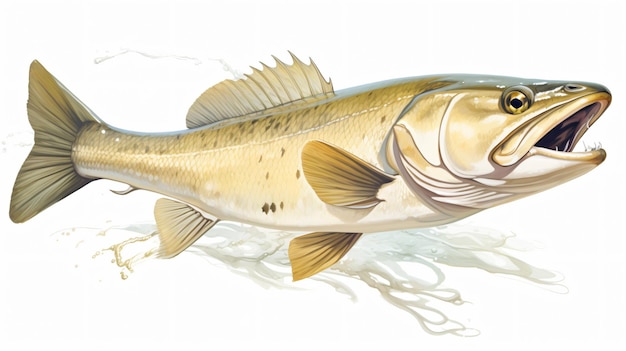 Foto pescado de la especie snook