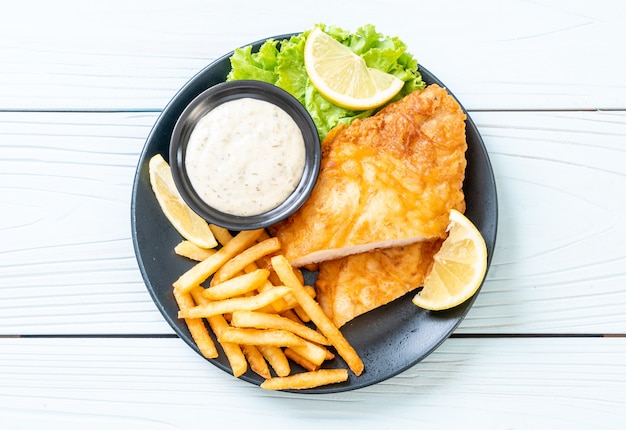 pescado y papas fritas