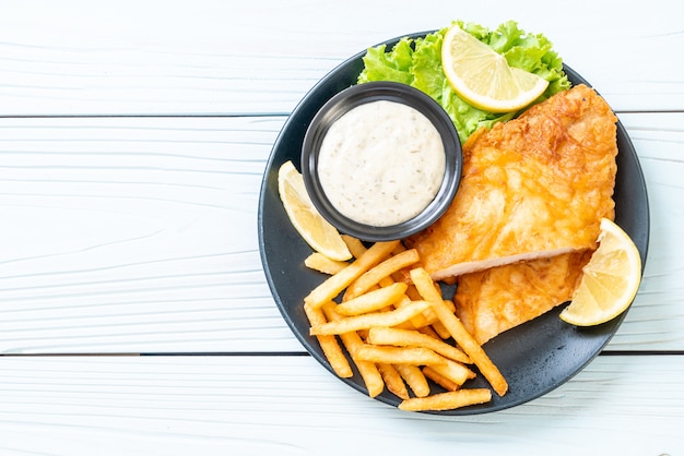 pescado y papas fritas