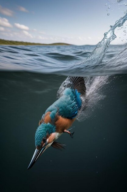 Foto el pescador alcedo en esto.