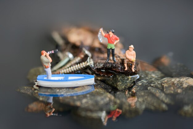 Pescador figura miniatur