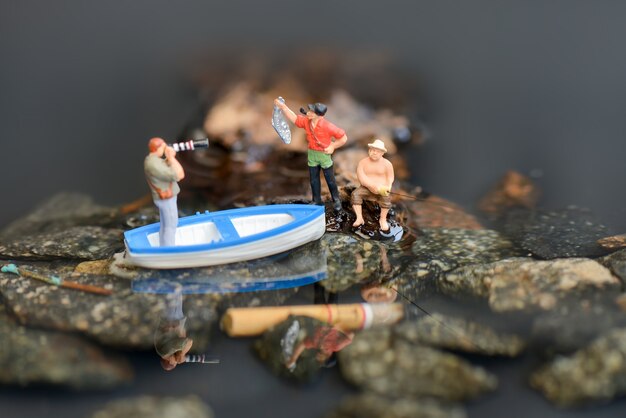 Pescador figura miniatur